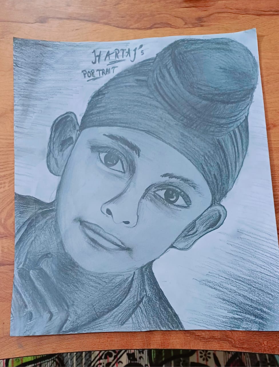 Photo realstic pencil sketch