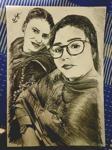 a pencil sketch